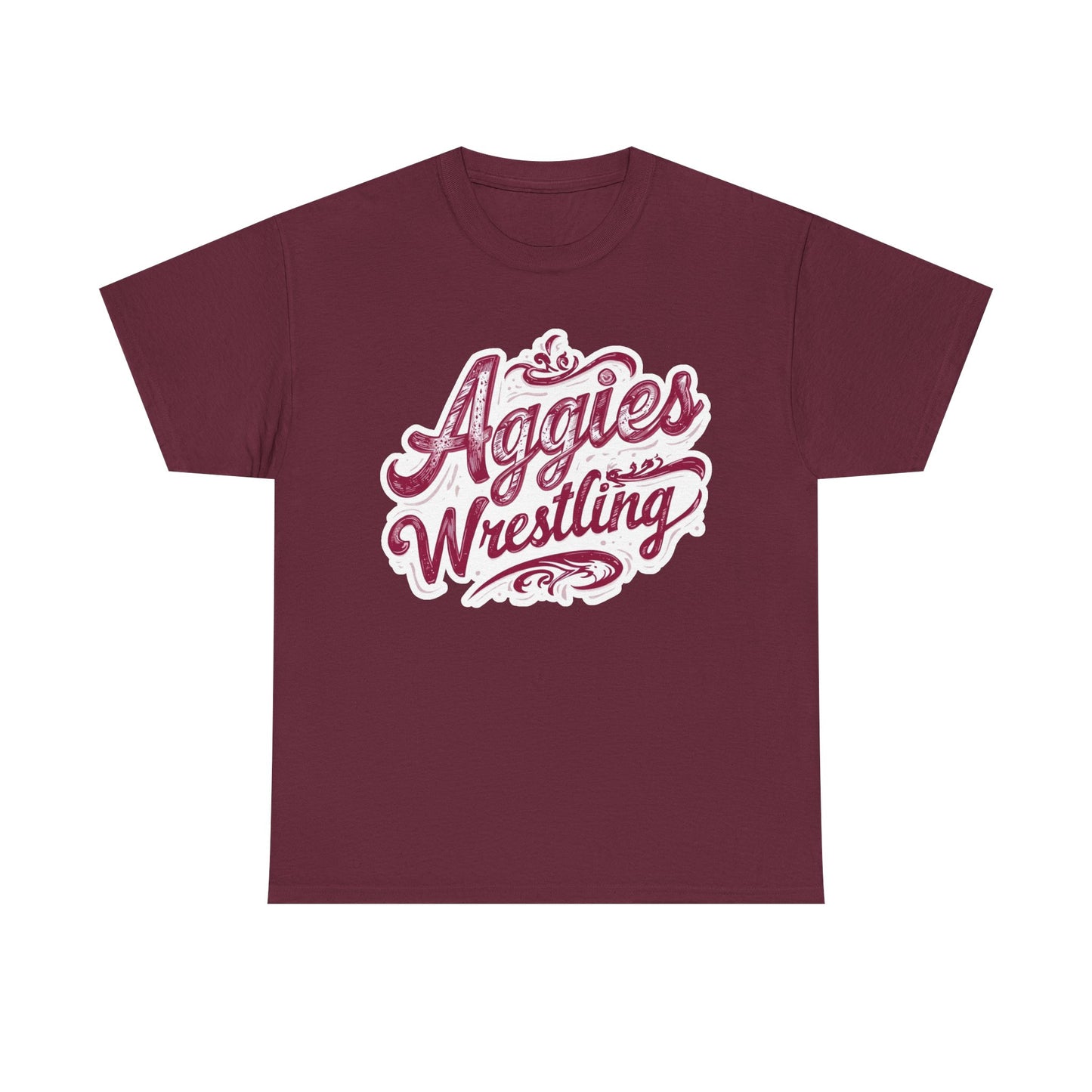 Adult Tee \ Hamilton Aggies Wrestling \ HAWG2