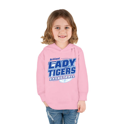 Toddler Hoodie Sweatshirt \ Brilliant Tigers Basketball \ BTBKG2
