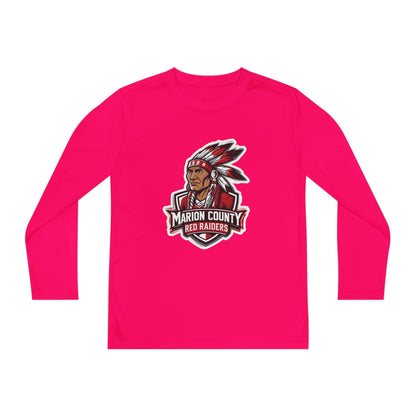 Youth Long Sleeve Tee \ Marion County Red Raiders \ MC2
