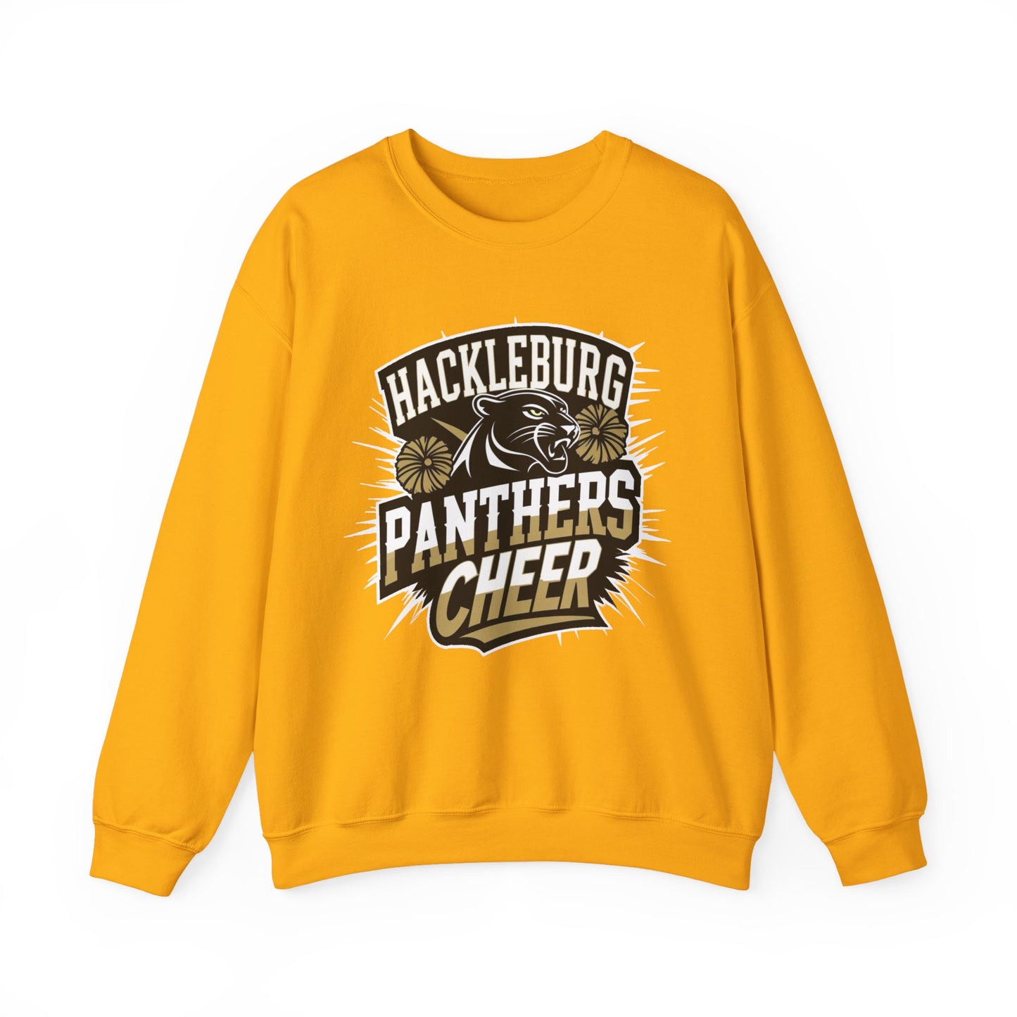 Adult Crewneck Sweatshirt \ Hackleburg Panthers Cheer \ HPC1