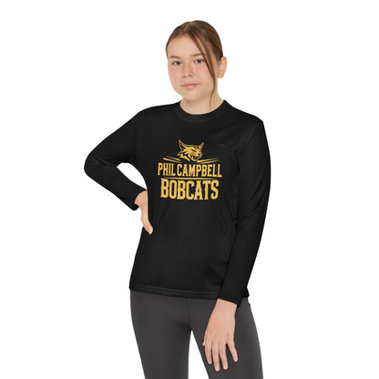 Youth Long Sleeve Tee \ Phil Campbell Bobcats \ PCB2