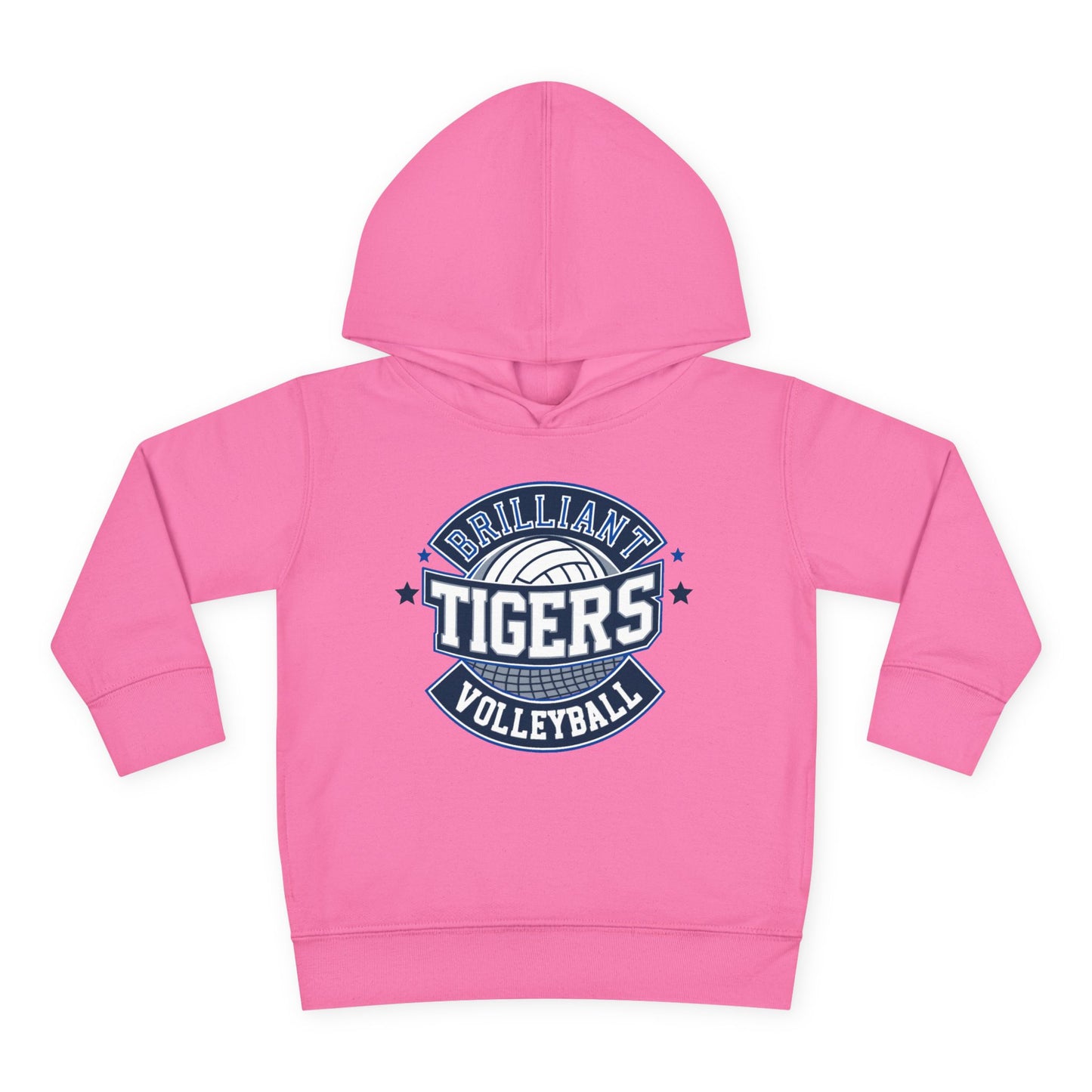 Toddler Hoodie Sweatshirt \ Brilliant Tigers Volleyball \ BTV1