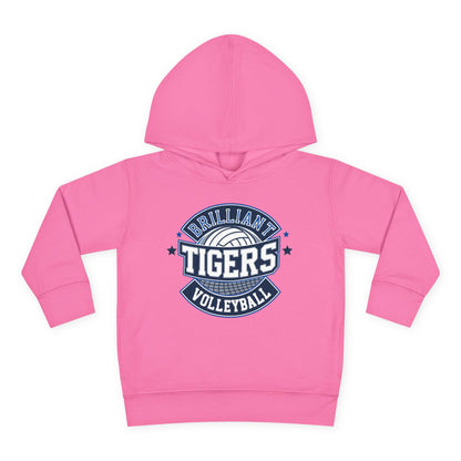 Toddler Hoodie Sweatshirt \ Brilliant Tigers Volleyball \ BTV1