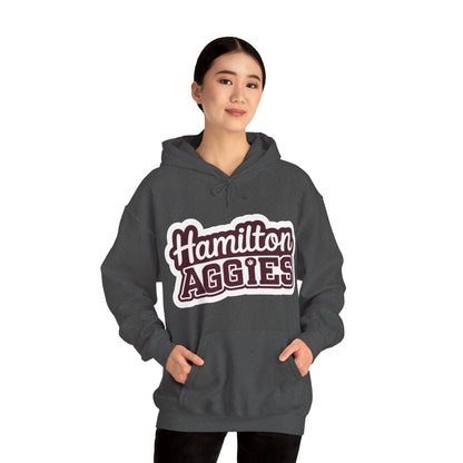 Adult Hoodie Sweatshirt \ Hamilton Aggies \ HAG2