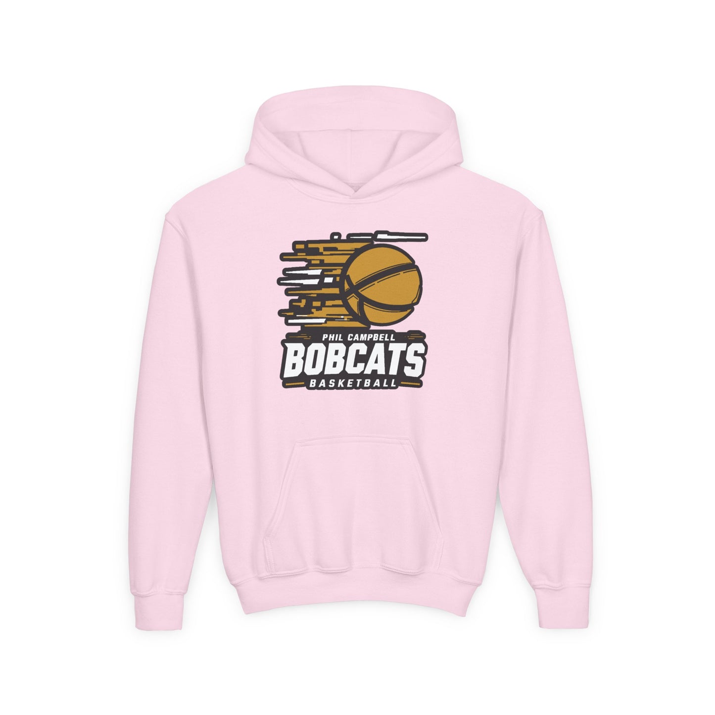Youth Hoodie Sweatshirt \ Phil Campbell Bobcats Basketball \ PCBBK2