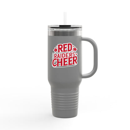 40oz Insulated Tumbler \ Marion County Red Raiders Cheer \ MCC2
