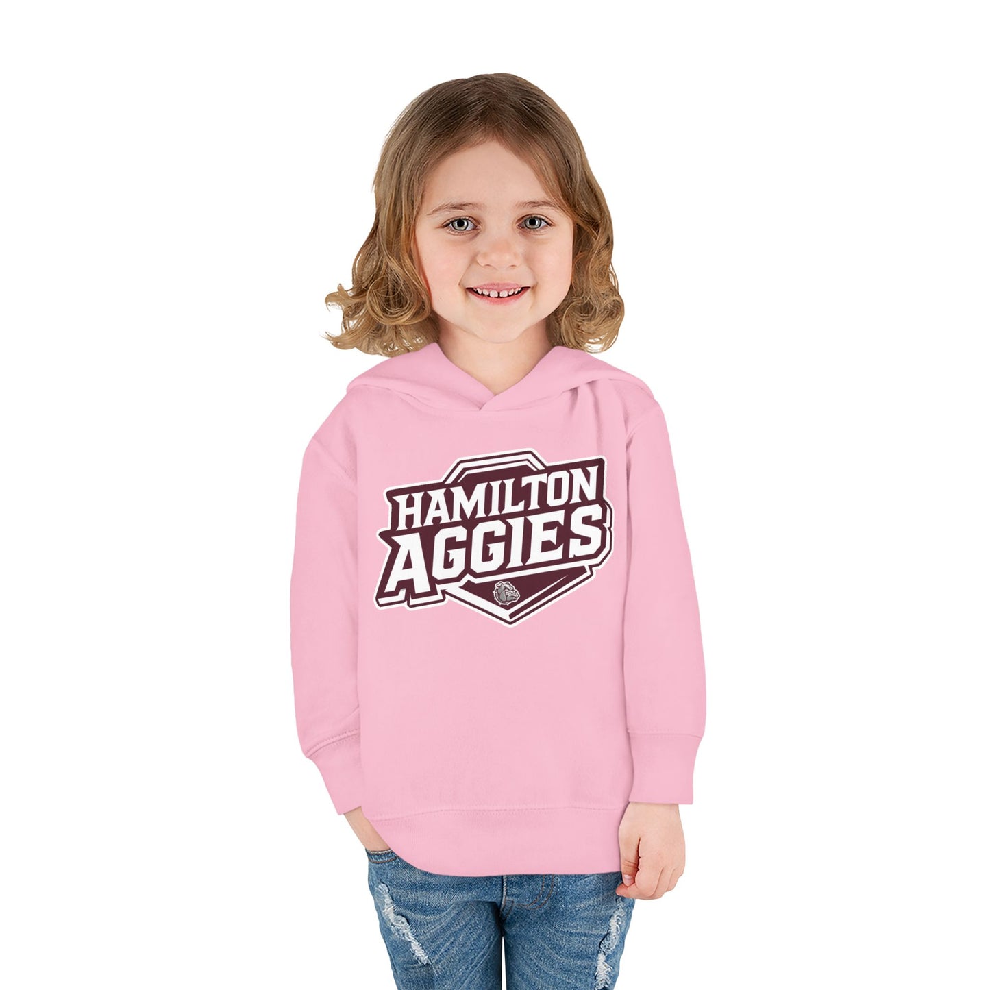 Toddler Hoodie Sweatshirt \ Hamilton Aggies \ HA1