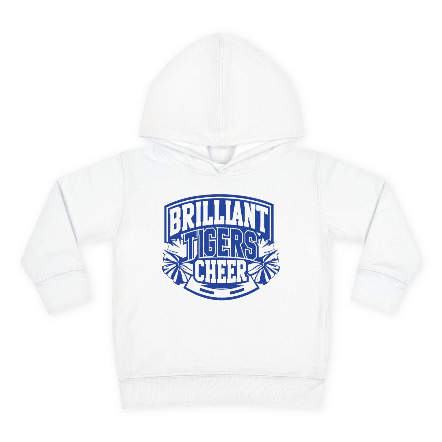 Toddler Hoodie Sweatshirt \ Brilliant Tigers Cheer \ BTC1