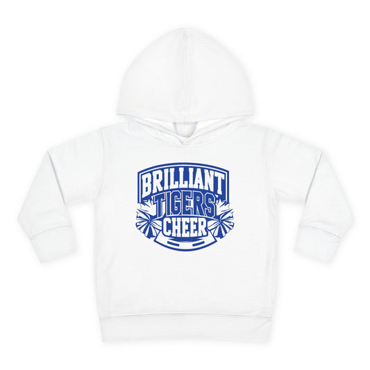 Toddler Hoodie Sweatshirt \ Brilliant Tigers Cheer \ BTC1