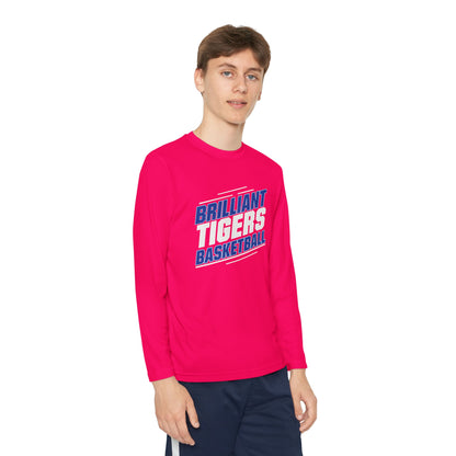 Youth Long Sleeve Tee \ Brilliant Tigers Basketball \ BTBK2