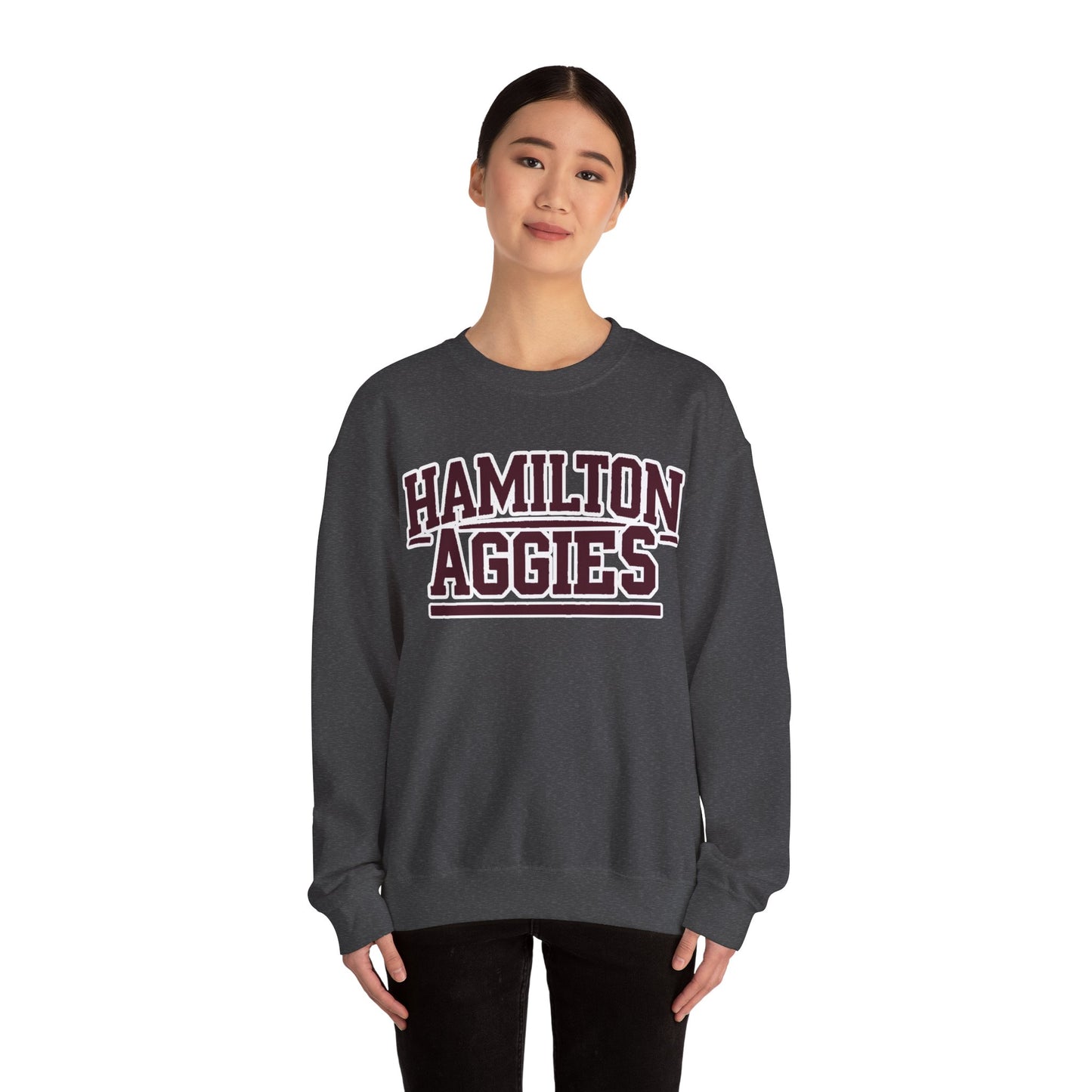 Adult Crewneck Sweatshirt \ Hamilton Aggies \ HA2
