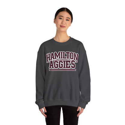 Adult Crewneck Sweatshirt \ Hamilton Aggies \ HA2