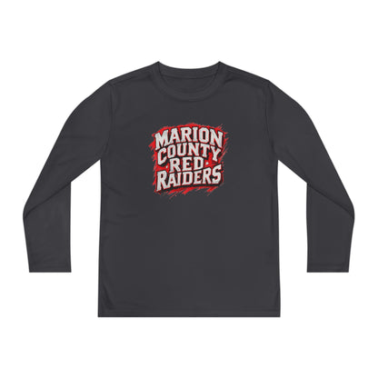 Youth Long Sleeve Tee \ Marion County Red Raiders \ MC1
