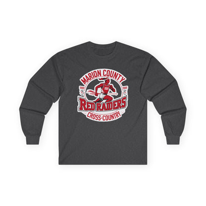 Adult Long Sleeve Tee \ Marion County Red Raiders Cross-Country \ MCCC2