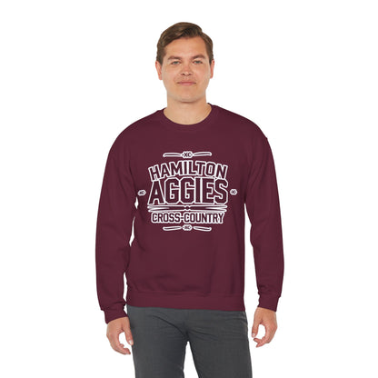 Adult Crewneck Sweatshirt \ Hamilton Aggies Cross-Country \ HCC1