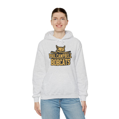 Adult Hoodie Sweatshirt \ Phil Campbell Bobcats \ PCB2