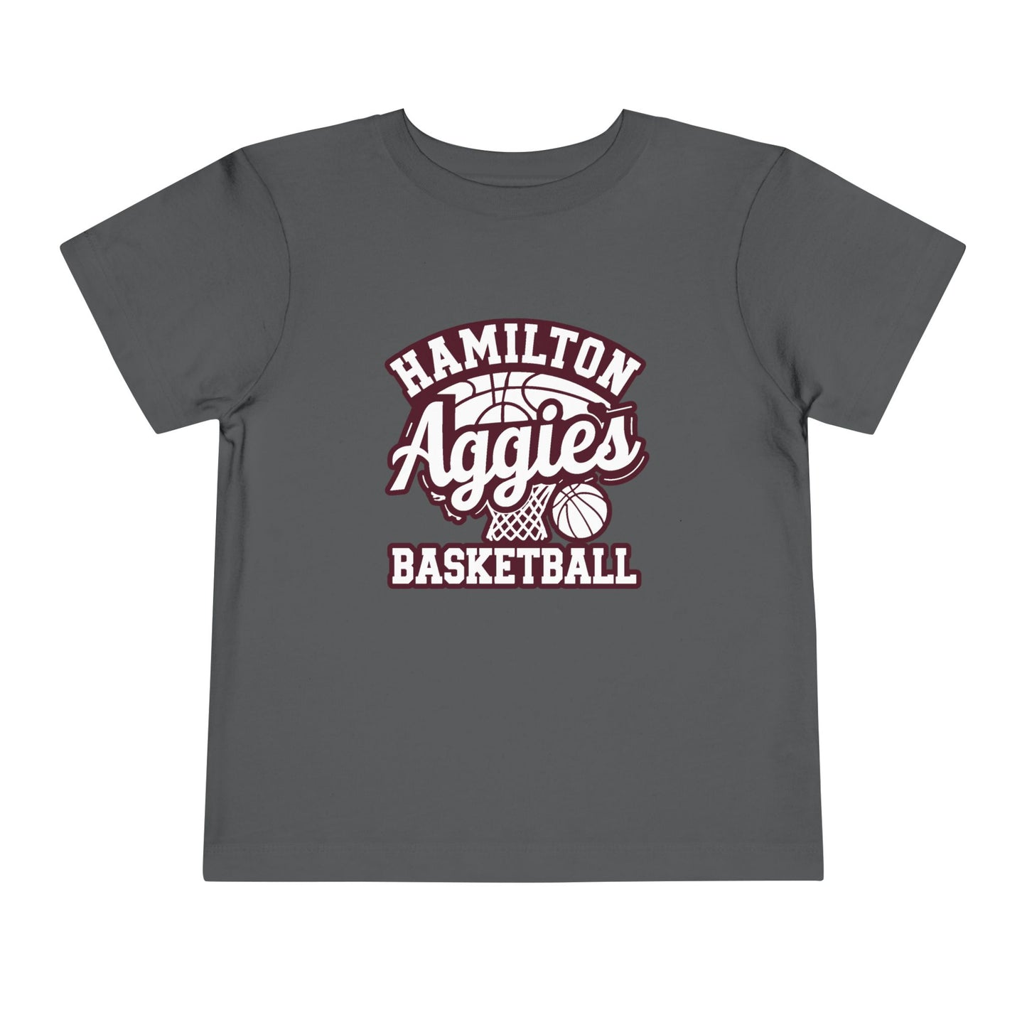 Toddler Tee \ Hamilton Aggies Basketball \ HABBG1