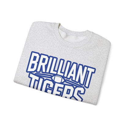 Adult Crewneck Sweatshirt \ Brilliant Tigers Football \ BTF1