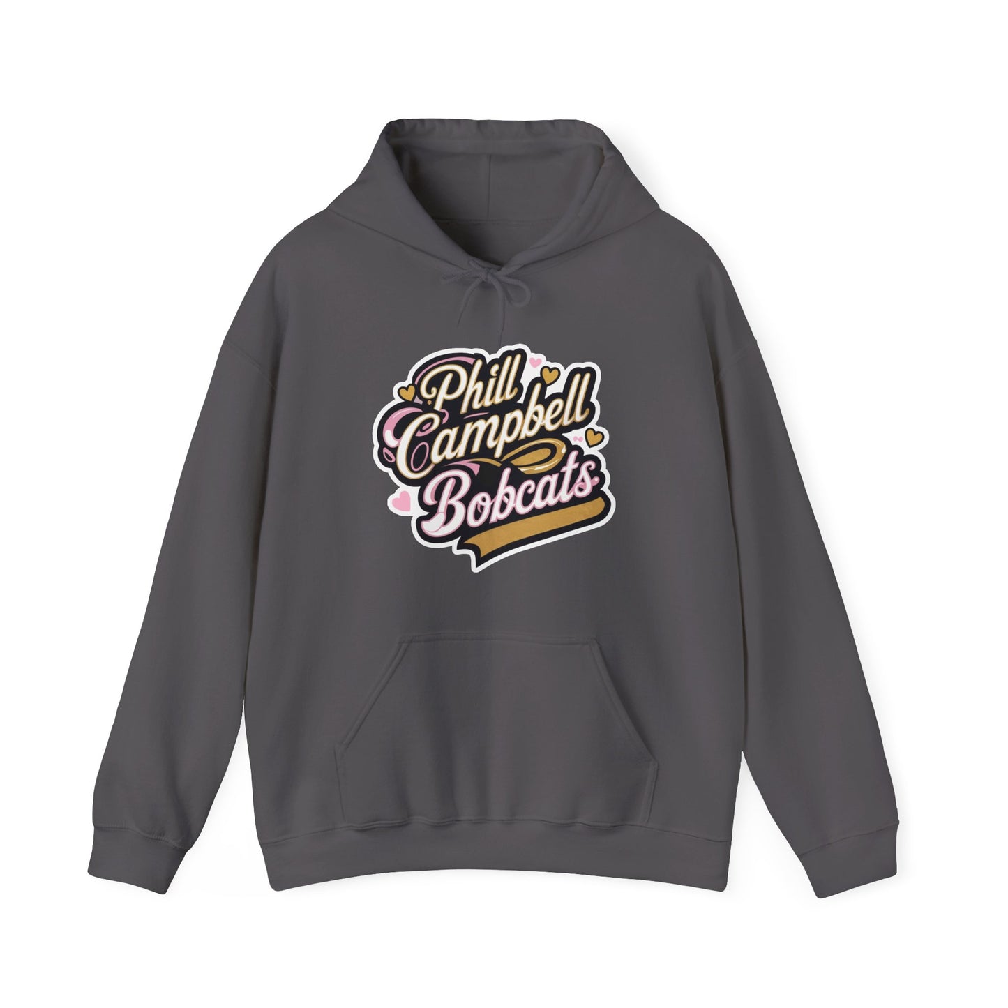 Adult Hoodie Sweatshirt \ Phill Campbell Bobcats \ PCBG1