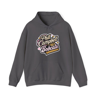 Adult Hoodie Sweatshirt \ Phill Campbell Bobcats \ PCBG1