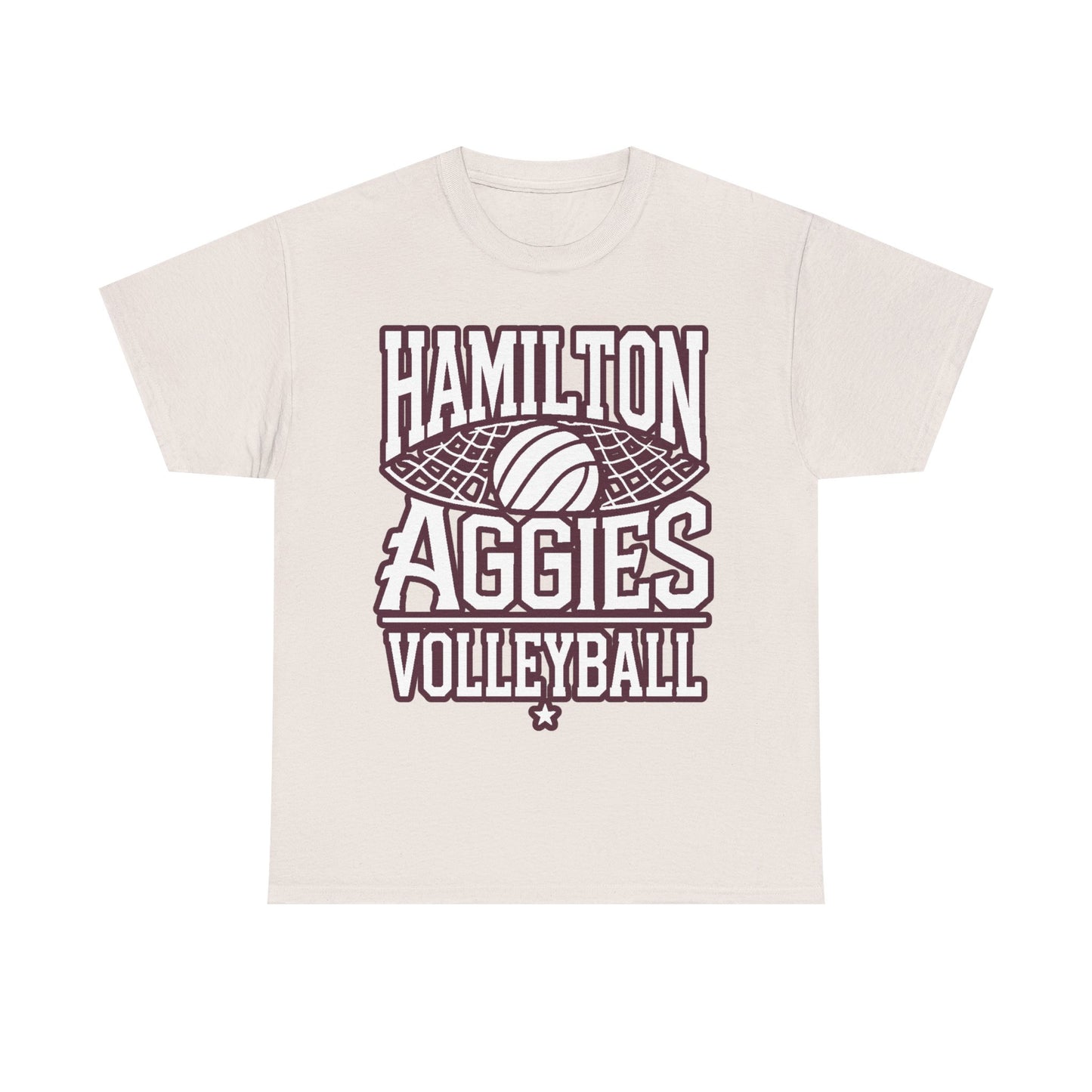 Adult Tee \ Hamilton Aggies Volleyball \ HAV2