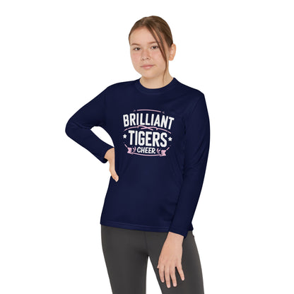 Youth Long Sleeve Tee \ Brilliant Tigers Cheer \ BTC2