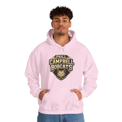 Adult Hoodie Sweatshirt \ Phill Campbell Bobcats \ PCB1