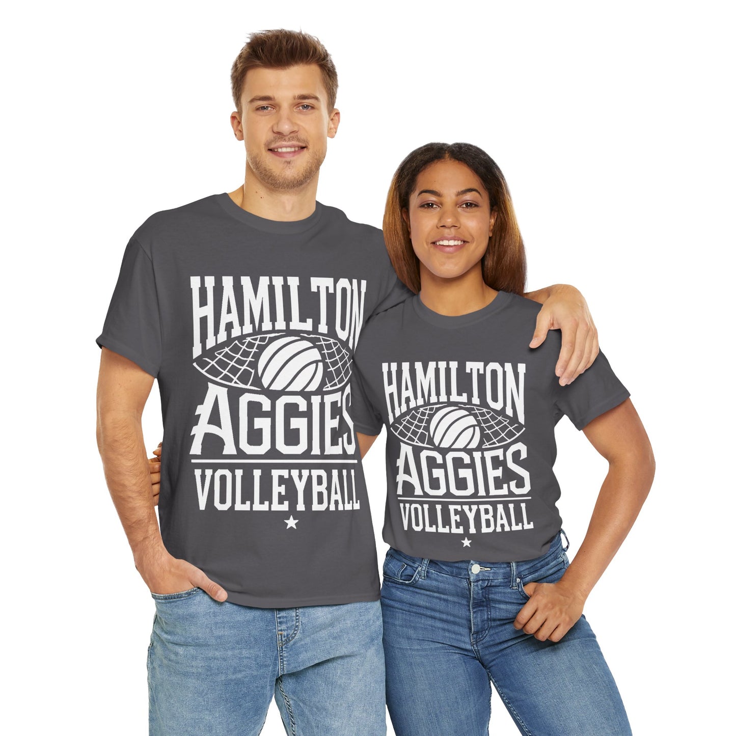 Adult Tee \ Hamilton Aggies Volleyball \ HAV2