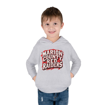 Toddler Hoodie Sweatshirt \ Marion County Red Raiders \ MC1