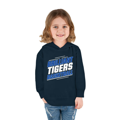Toddler Hoodie Sweatshirt \ Brilliant Tigers Basketball \ BTBK2
