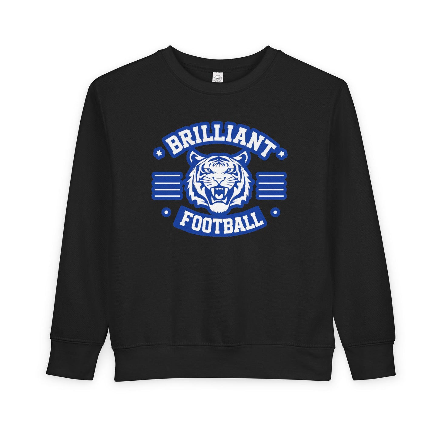 Toddler Crewneck Sweatshirt \ Brilliant Tigers Football \ BTF2