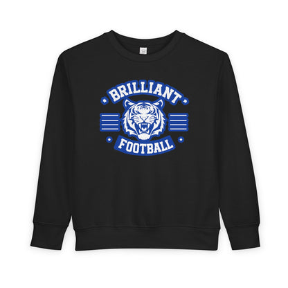 Toddler Crewneck Sweatshirt \ Brilliant Tigers Football \ BTF2