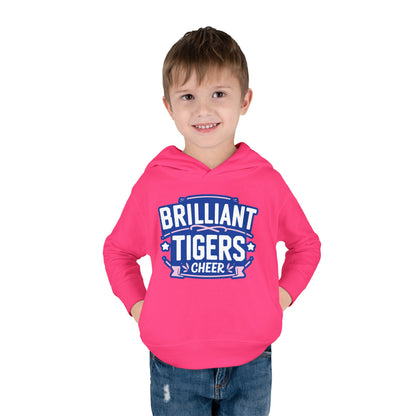 Toddler Hoodie Sweatshirt \ Brilliant Tigers Cheer \ BTC2