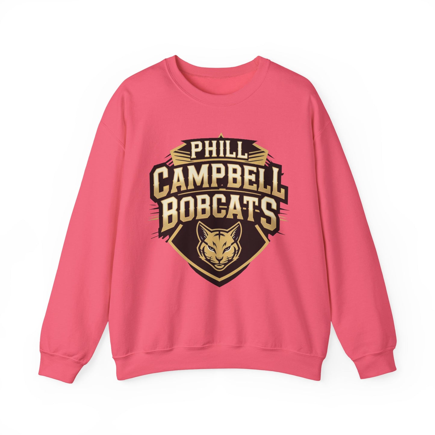 Adult Crewneck Sweatshirt \ Phill Campbell Bobcats \ PCB1