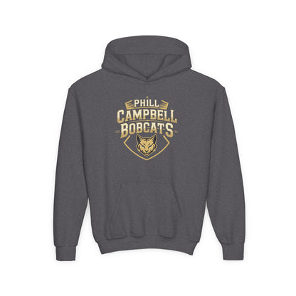 Youth Hoodie Sweatshirt \ Phill Campbell Bobcats \ PCB1