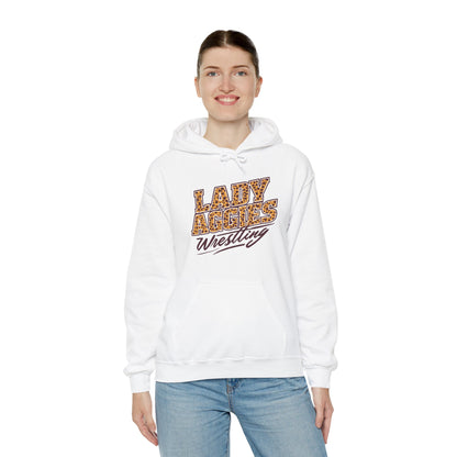 Adult Hoodie Sweatshirt \ Hamilton Aggies Wrestling \ HAWG3