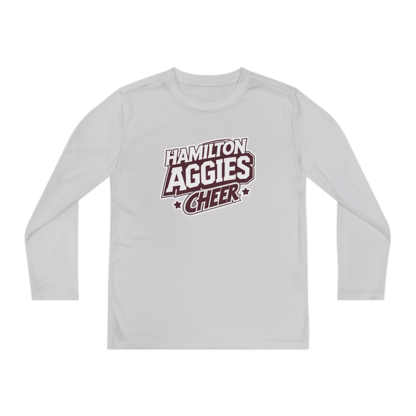Youth Long Sleeve Tee \ Hamilton Aggies Cheer \ HAC1