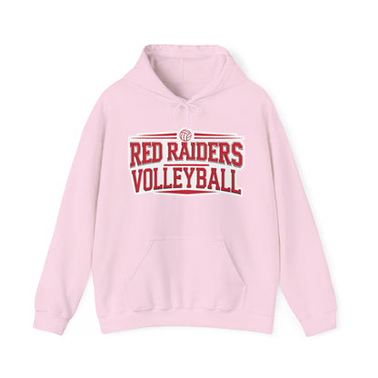 Adult Hoodie Sweatshirt \ Marion County Red Raiders Volleyball \ MCV2