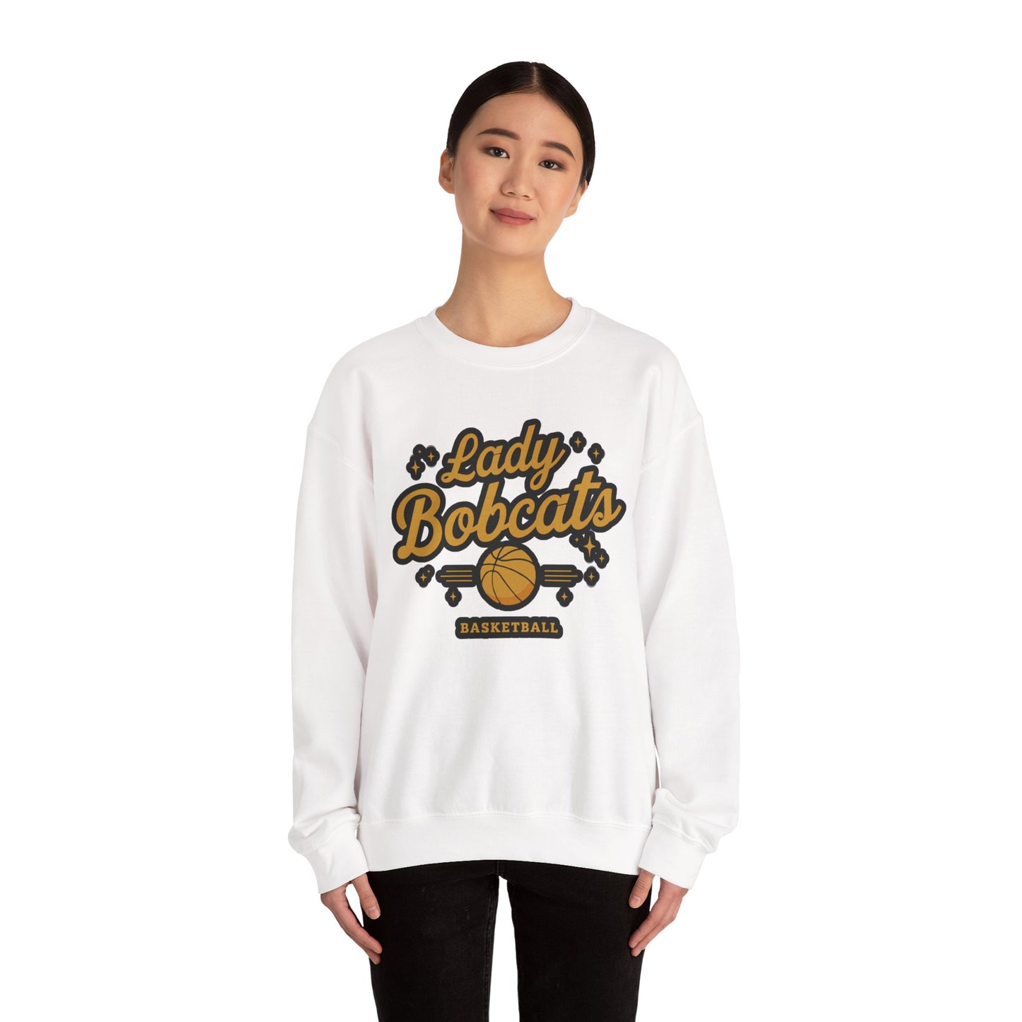 Adult Crewneck Sweatshirt \ Phil Campbell Bobcats Basketball \ PCBBKG2