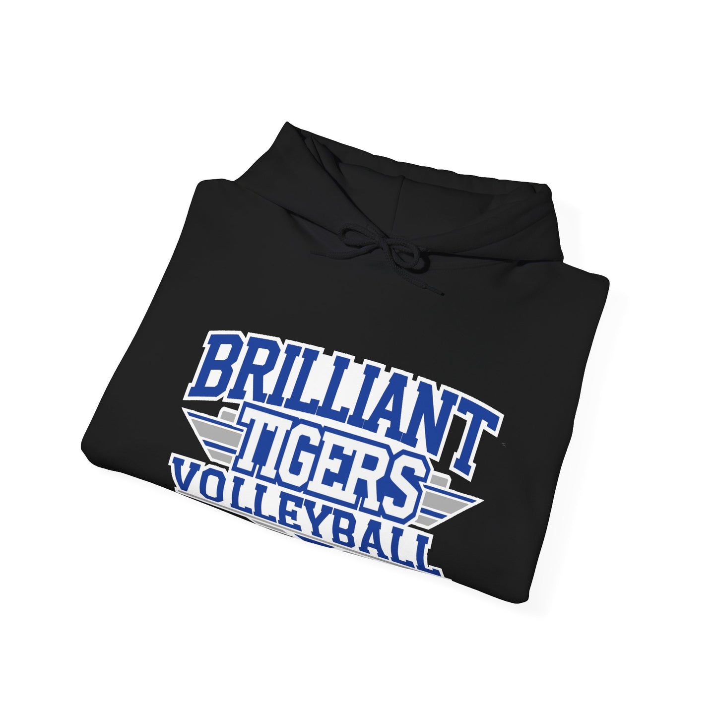 Adult Hoodie Sweatshirt \ Brilliant Tigers Volleyball \ BTV2