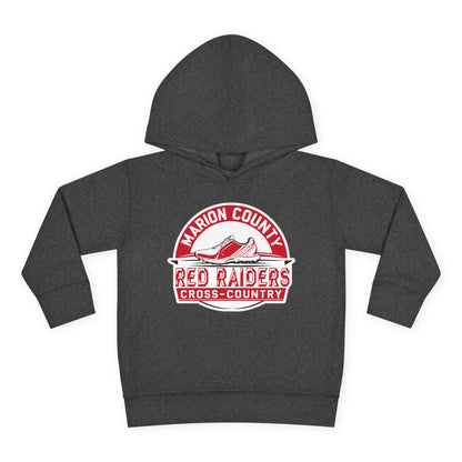 Toddler Hoodie Sweatshirt \ Marion County Red Raiders Cross-Country \ MCCC1