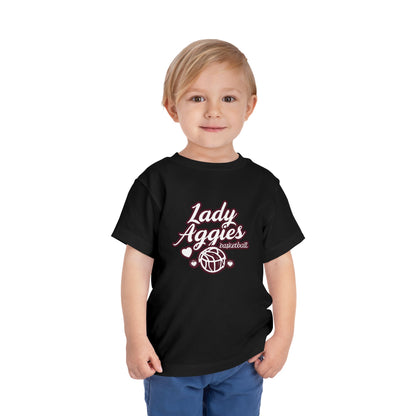 Toddler Tee \ Hamilton Aggies Basketball \ HABBG2
