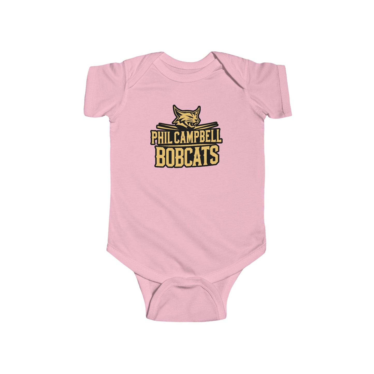 Short Sleeve Baby Bodysuit \ Phil Campbell Bobcats \ PCB2