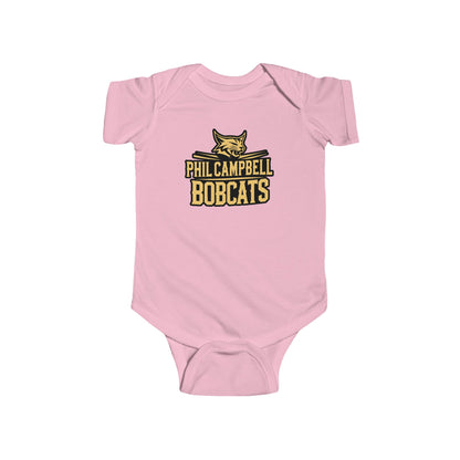 Short Sleeve Baby Bodysuit \ Phil Campbell Bobcats \ PCB2