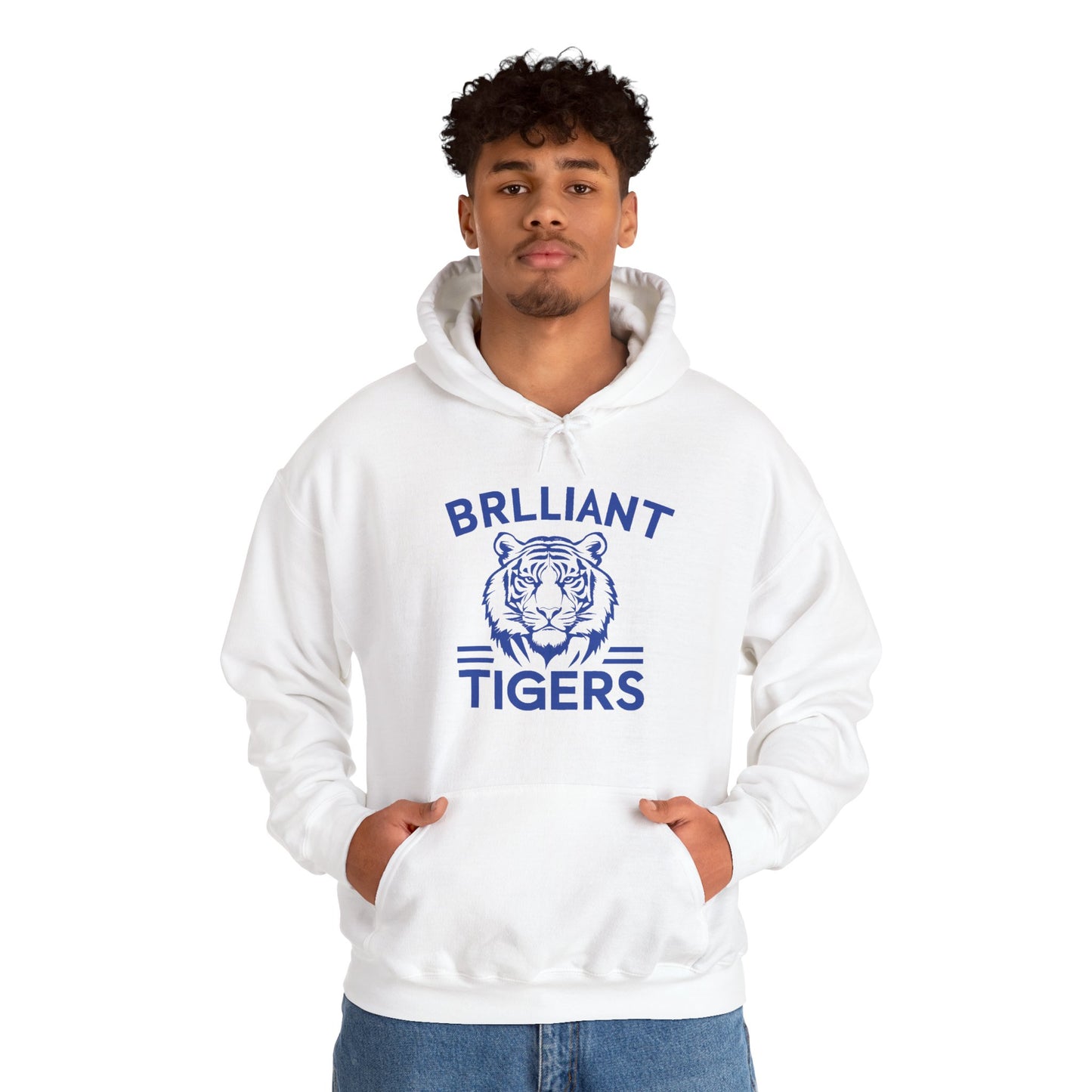 Adult Hoodie Sweatshirt \ Brilliant Tigers \ BT1