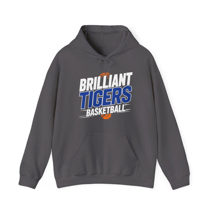 Adult Hoodie Sweatshirt \ Brilliant Tigers Basketball \ BTBK1