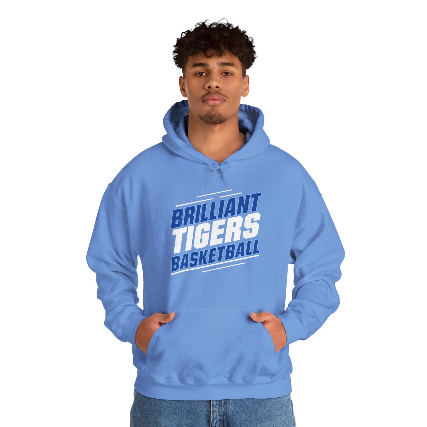 Adult Hoodie Sweatshirt \ Brilliant Tigers Basketball \ BTBK2
