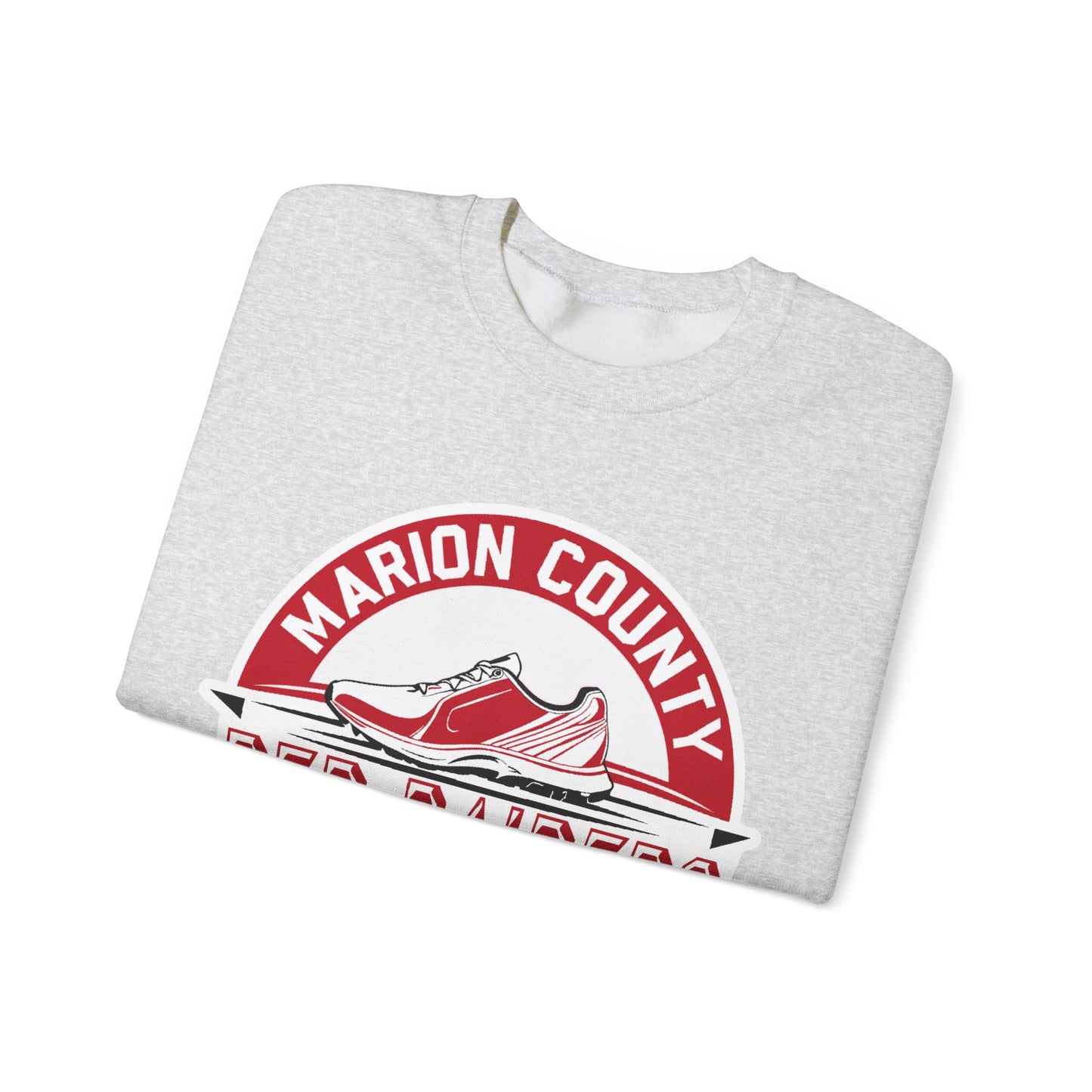 Adult Crewneck Sweatshirt \ Marion County Red Raiders Cross-Country \ MCCC1