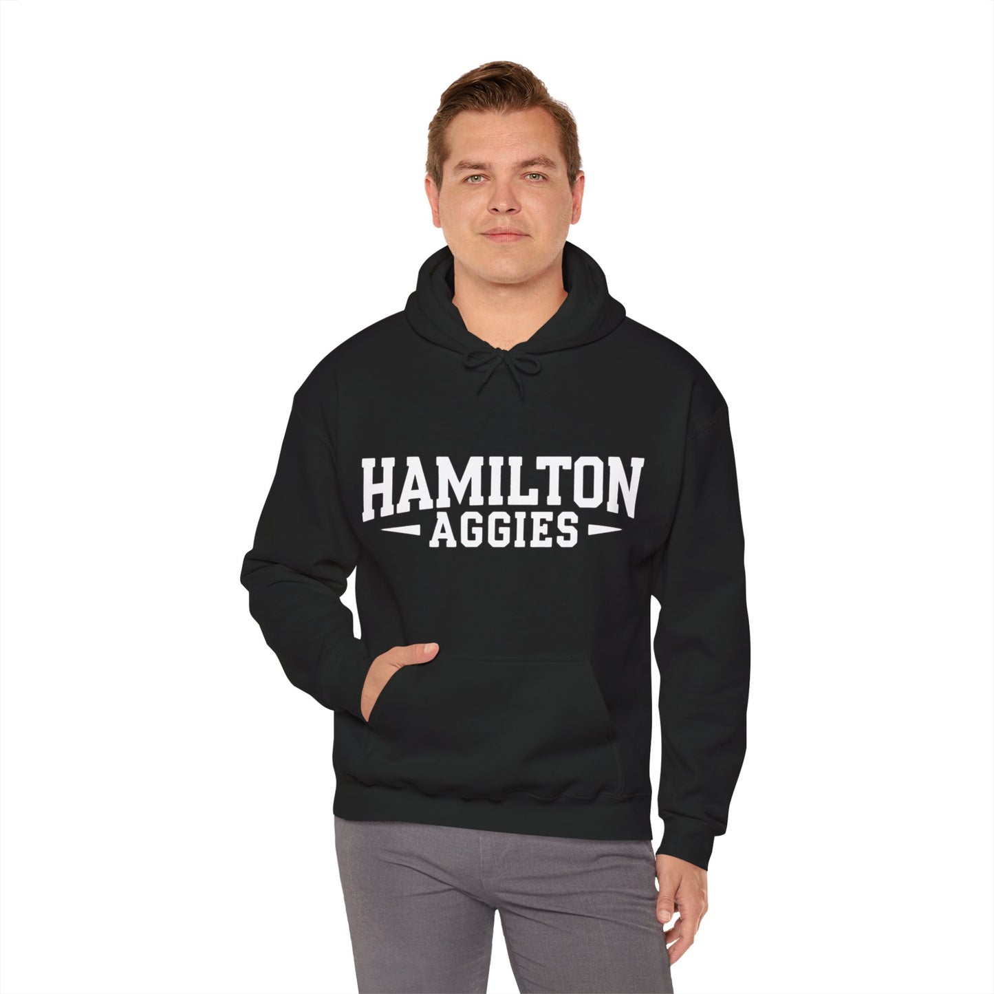 Adult Hooded Sweatshirt \ Hamilton Aggies \ HA3