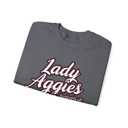 Adult Crewneck Sweatshirt \ Hamilton Aggies Basketball \ HABKG2